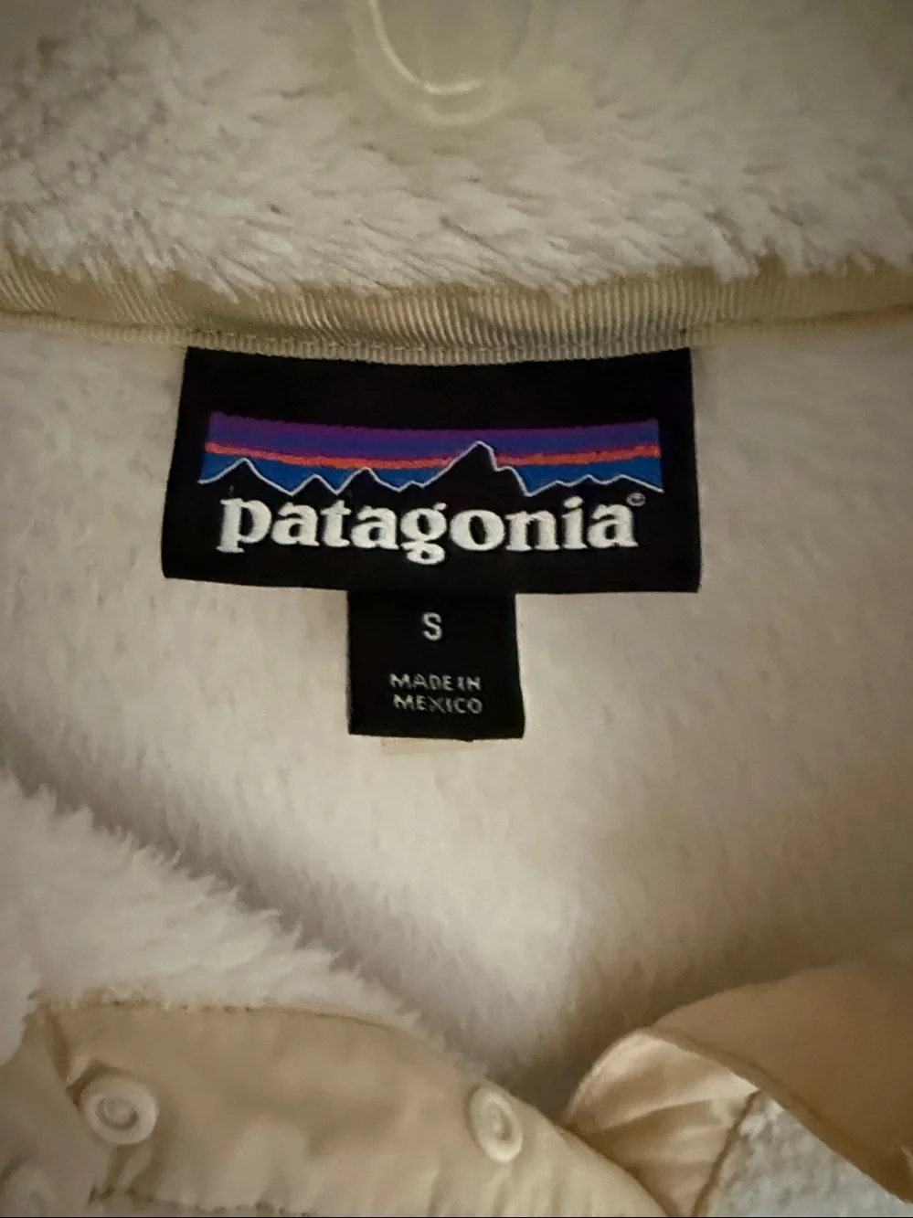 Patagonia Re-Tool Snap-T Pullover Fleece Cream Small
